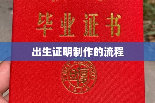 丰顺出生证明制作的流程