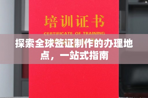 丰顺探索全球签证制作的办理地点，一站式指南