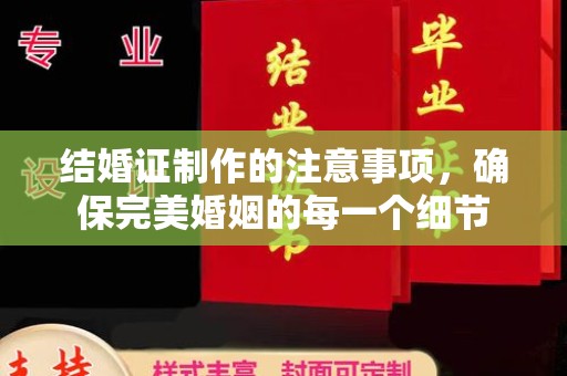 丰顺结婚证制作的注意事项，确保完美婚姻的每一个细节