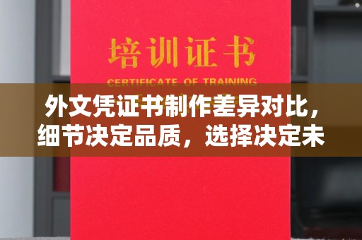 丰顺外文凭证书制作差异对比，细节决定品质，选择决定未来